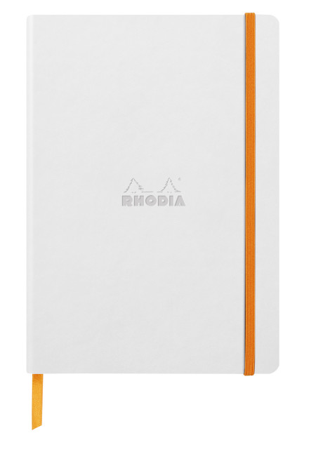 Rhodia Softcover Notebook - A5 - White - Dotted